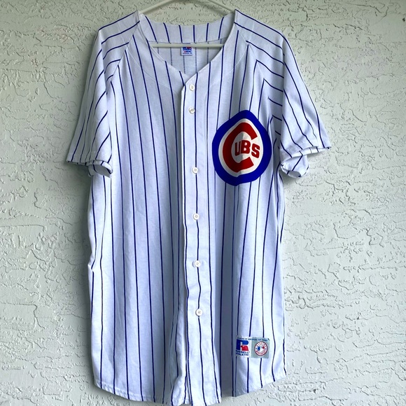 Chicago Cubs Russell Athletic Baseball Jersey Made in USA XL - Picture 1 of 6